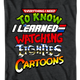 Everything I Need To Know Eighties Cartoons Shirt thumbnail