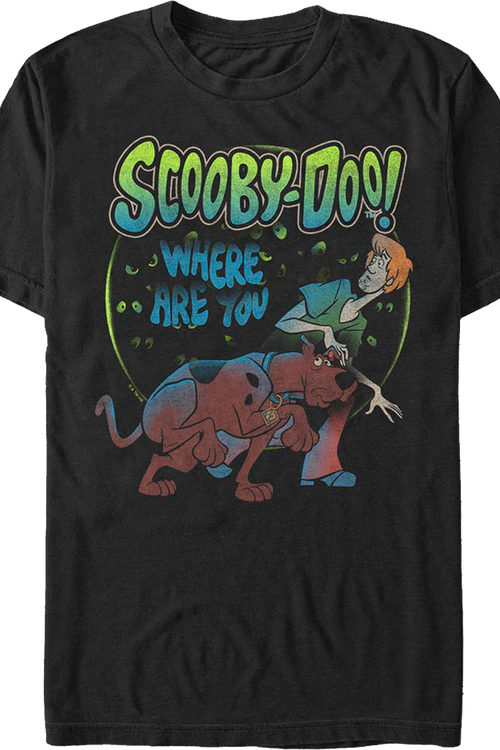 Eyes Watching Shaggy And Scooby-Doo T-Shirt