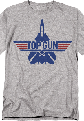 F-14 Tomcat Silhouette & Logo Top Gun T-Shirt