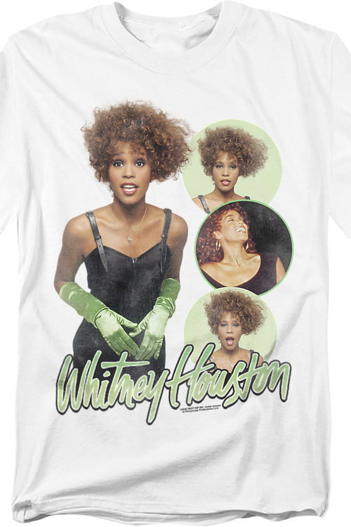 Fashion Collage Whitney Houston T-Shirt