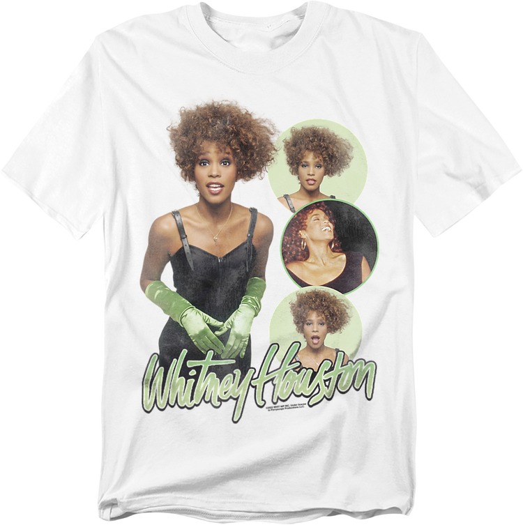 Fashion Collage Whitney Houston T-Shirt