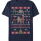 Faux Ugly Christmas Sweater Home Alone T-Shirt thumbnail