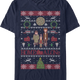 Faux Ugly Christmas Sweater Home Alone T-Shirt thumbnail