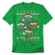 Faux Ugly Christmas Sweater Teenage Mutant Ninja Turtles T-Shirt thumbnail