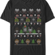 Faux Ugly Christmas Sweater Universal Monsters T-Shirt thumbnail