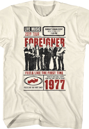 Feels Like The First Time Foreigner T-Shirt