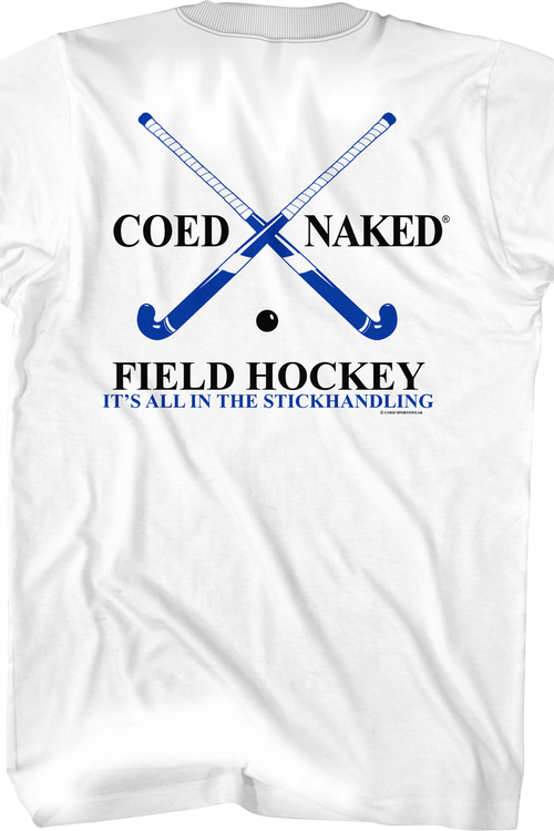 Field Hockey Coed Naked T-Shirt