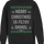 Filthy Animal Faux Ugly Sweater Home Alone Sweatshirt