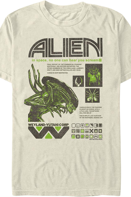 Final Report Alien T-Shirt
