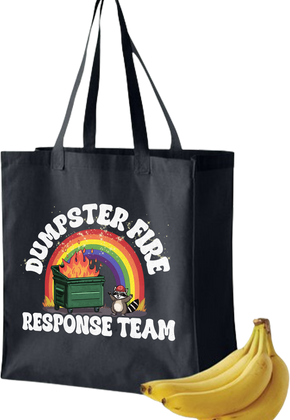 Fire Dumpster Response Team Tote Bag