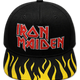 Flames Flatbill Snapback Iron Maiden Baseball Cap thumbnail