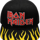 Flames Flatbill Snapback Iron Maiden Baseball Cap thumbnail