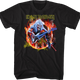 Flaming Circle Iron Maiden T-Shirt thumbnail