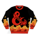 Flaming Logo Dungeons & Dragons Knitted Sweater thumbnail