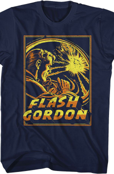 Space Explosion Flash Gordon T-Shirt