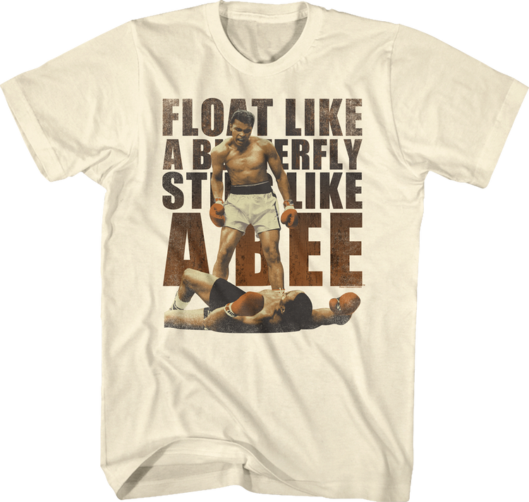 Float Like A Butterfly Sting Like A Bee Muhammad Ali T-Shirt