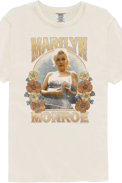 Floral Arch Marilyn Monroe Comfort Colors Brand T-Shirt