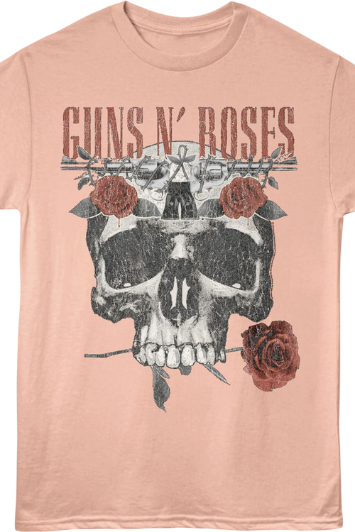 Flower Skull Guns N' Roses T-Shirt