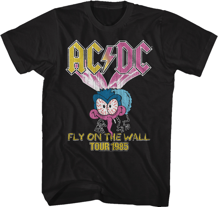 Fly On The Wall Tour 1985 ACDC Shirt