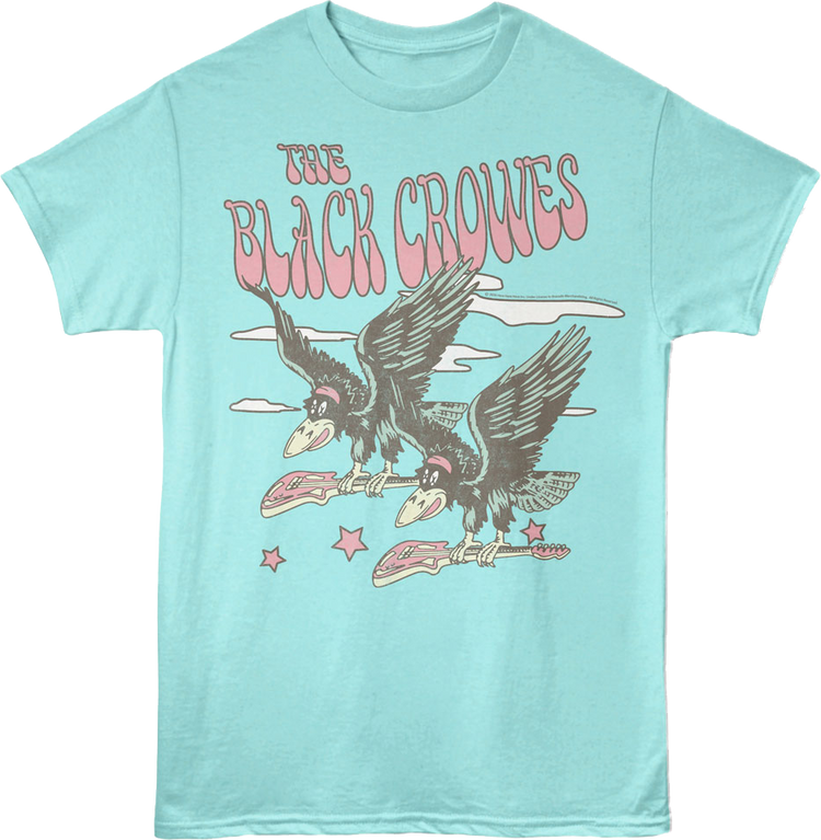 Flying With Guitars Black Crowes T-Shirt