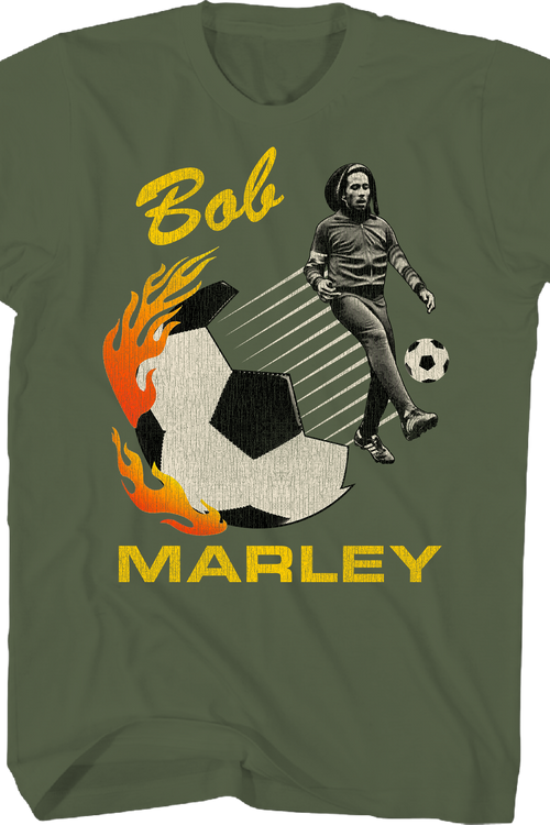 Soccer Photo Bob Marley T-Shirt