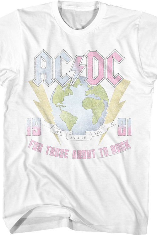 For Those About To Rock 1981 ACDC T-Shirt