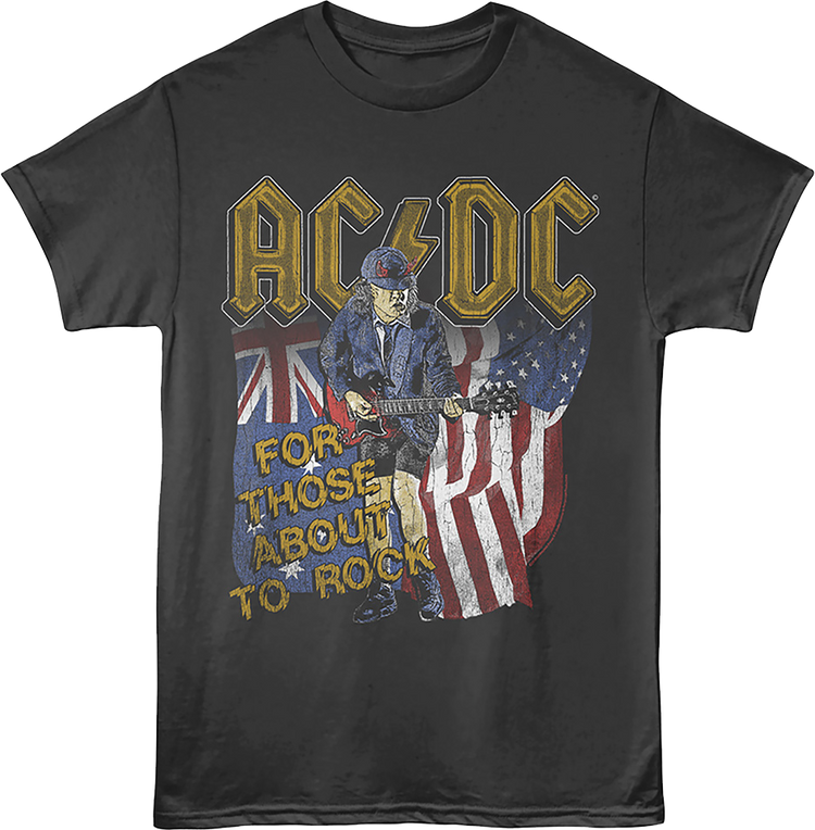 For Those About To Rock Flags ACDC T-Shirt