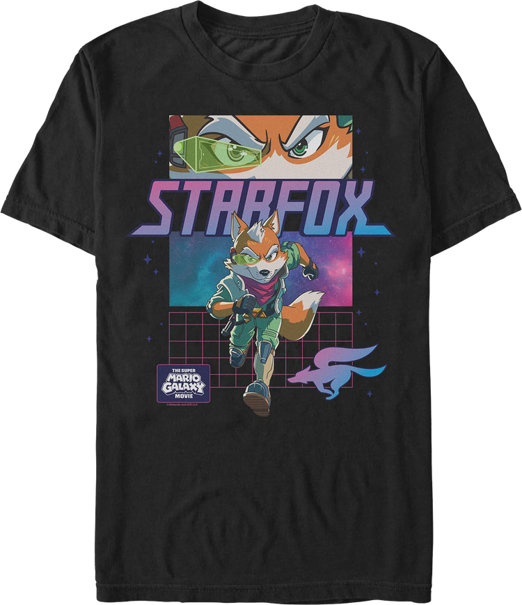 Fox McCloud Mario Galaxy Star Fox T-Shirt