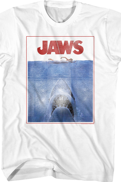 Framed Poster Jaws T-Shirt