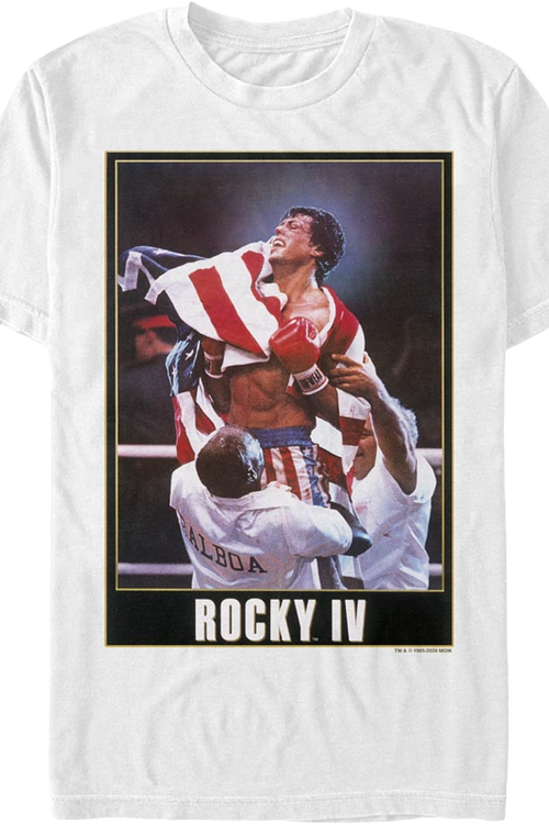 Framed Poster Rocky IV T-Shirt
