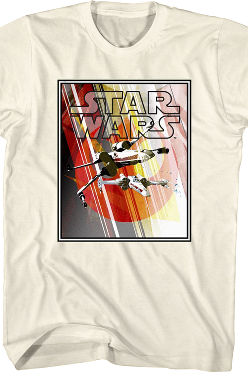 Framed X-Wing Starfighters Star Wars T-Shirt