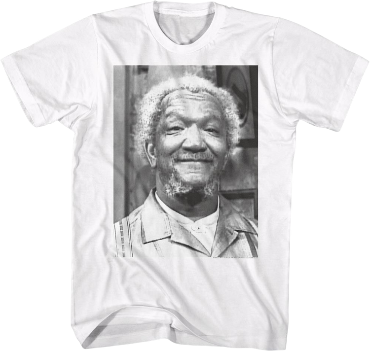 Black And White Smiling Photo Sanford And Son T-Shirt