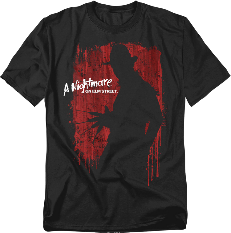 Freddy Krueger Silhouette Nightmare On Elm Street T-Shirt
