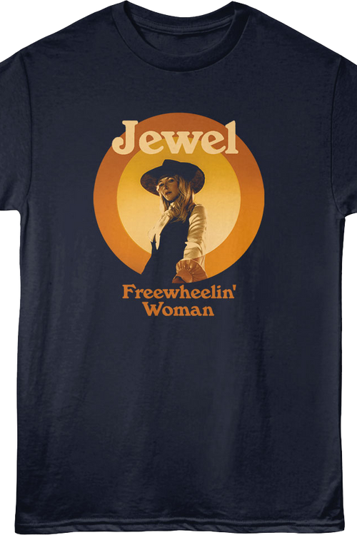 Freewheelin' Woman Jewel T-Shirt