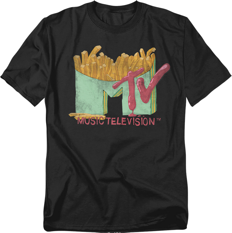 French Fries Logo MTV T-Shirt