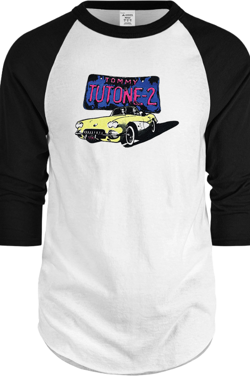 Front & Back Tommy Tutone Raglan Baseball Shirt