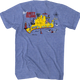 Front & Back Amity Island Map Jaws T-Shirt thumbnail