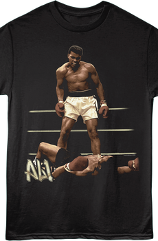 Front & Back Boxing Gloves Muhammad Ali T-Shirt