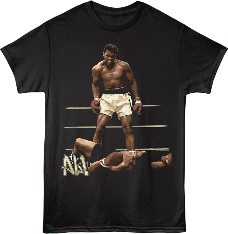 Front & Back Boxing Gloves Muhammad Ali T-Shirt