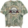 Front & Back Camouflage Logo Guns N' Roses Oversized T-Shirt