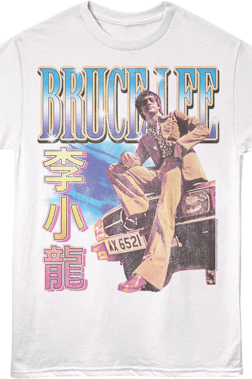 Front & Back Car Pose Bruce Lee T-Shirt
