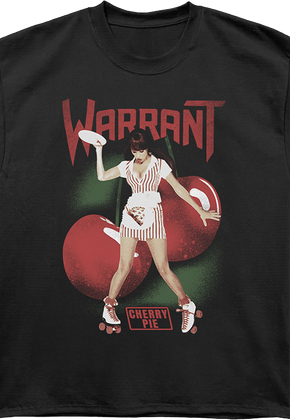Front & Back Cherry Pie Warrant Oversized T-Shirt