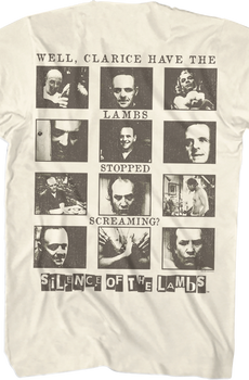 Front & Back Collage Silence of the Lambs T-Shirt