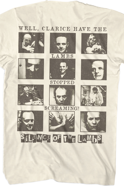 Front & Back Collage Silence of the Lambs T-Shirt