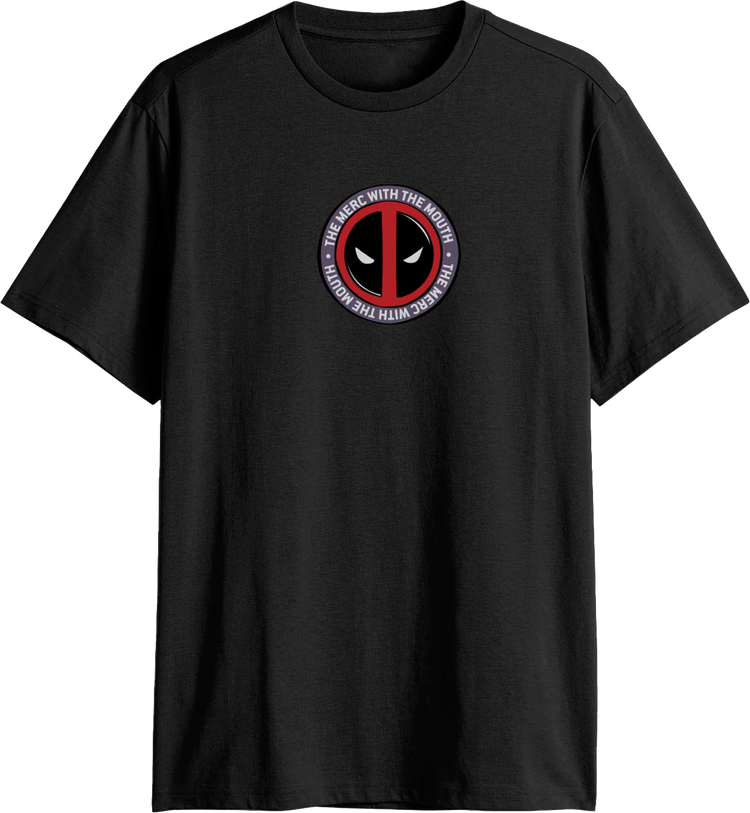 Front & Back Deadpool Merc With The Mouth Marvel Comics T-Shirt