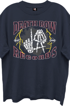 Front & Back Death Row Records Oversized T-Shirt