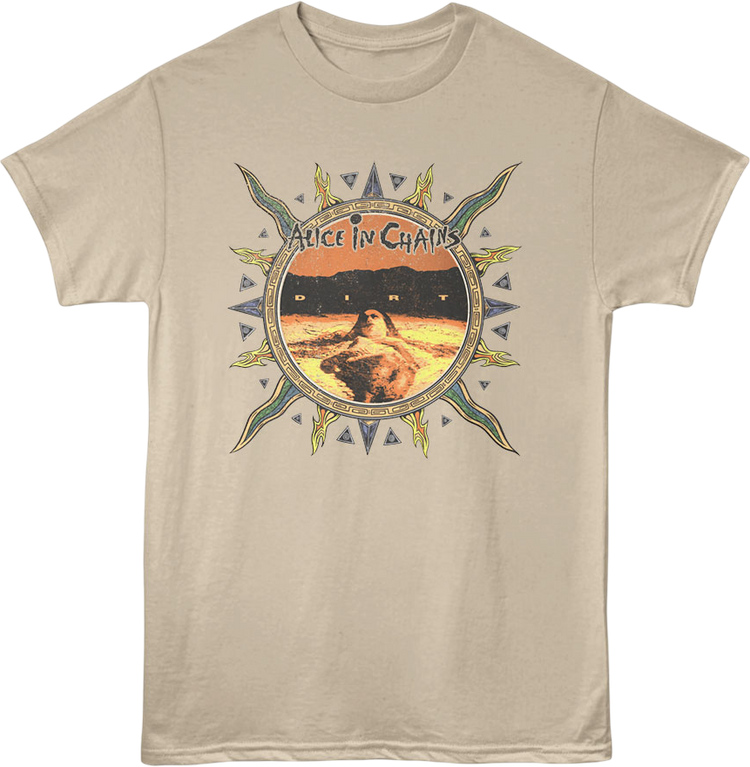 Front & Back Dirt Sun Photo Alice In Chains T-Shirt