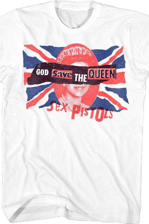 Front & Back God Save The Queen Sex Pistols T-Shirt