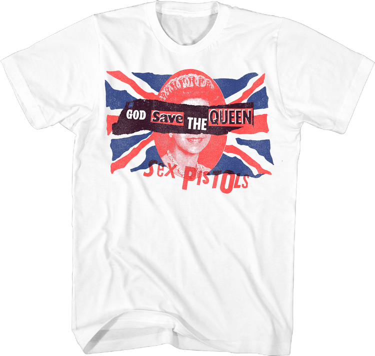 Front & Back God Save The Queen Sex Pistols T-Shirt