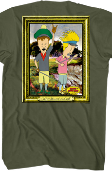 Front & Back Golf Photo Beavis And Butt-Head T-Shirt
